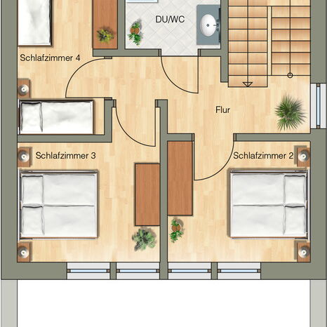 Ferienhaus Grundriss Dachgeschoss
