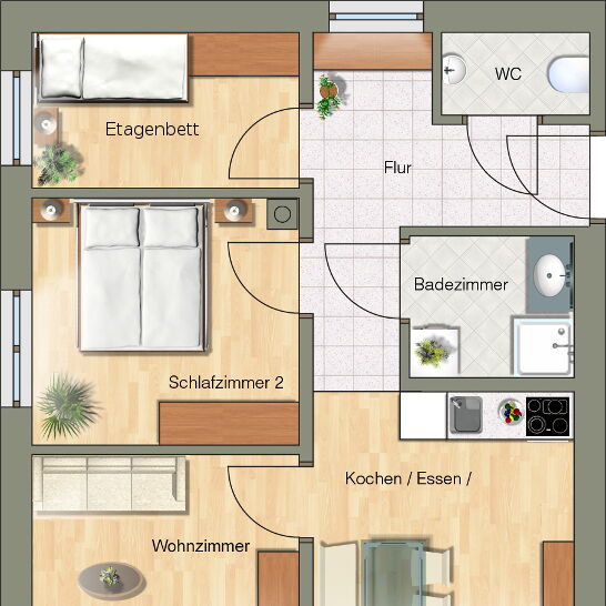 Ferienwohnung Typ 1