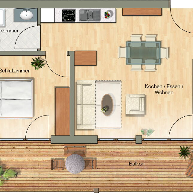 Ferienwohnung Typ 2